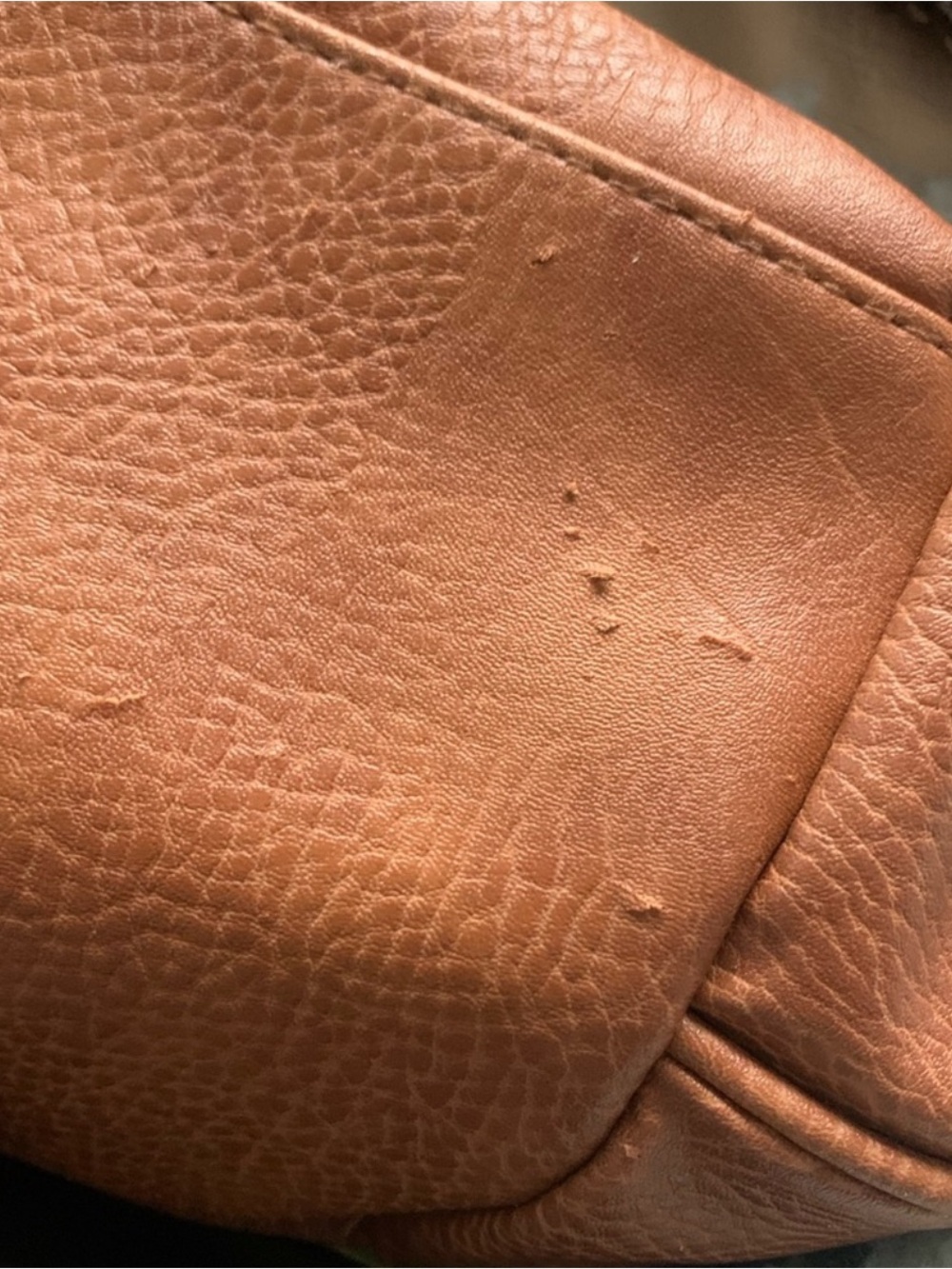 Roxy Cream and Brown Shoulder Bag with Tassel - Picture 6 of 6